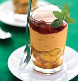 Paradise sunset parfaits