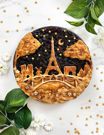 Parisian skyline pie