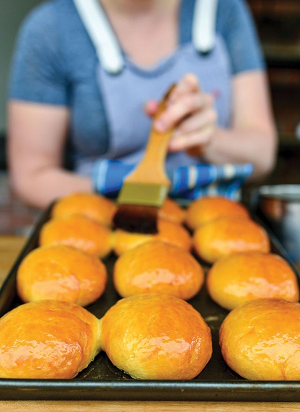 Parker House rolls