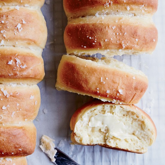 Parker House rolls [Alex Guarnaschelli]
