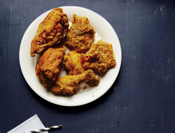 Parker's BBQ fried chicken