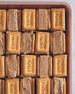 Parle-G masala chai ice cream sandwiches