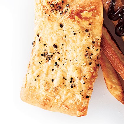 Parm and pepper breadsticks