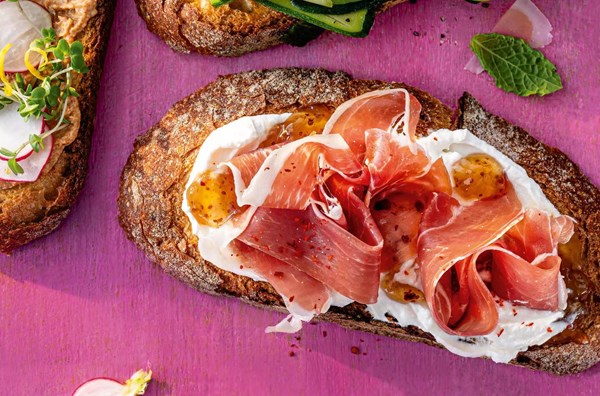 Parma ham, fig & ricotta [toast]