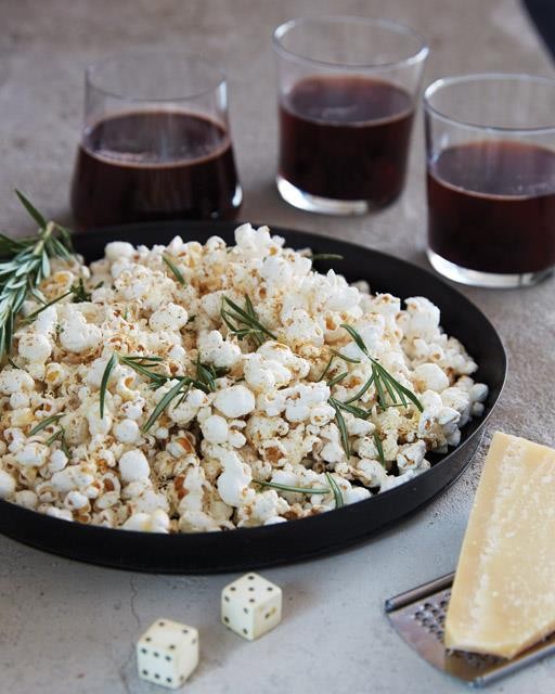 Parmesan & rosemary popcorn