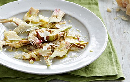 Parmesan and artichoke seasonal salad