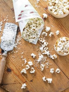 Parmesan and black pepper popcorn