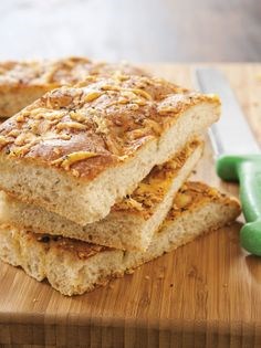 Parmesan and black pepper whole-wheat focaccia