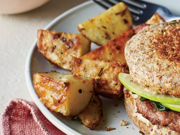 Parmesan-and-herb roasted potatoes