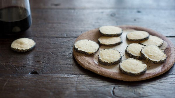 Parmesan and poppy seed biscuits