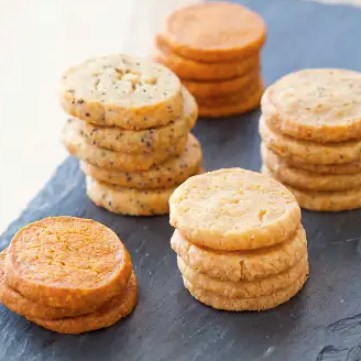 Parmesan and rosemary cheese coins