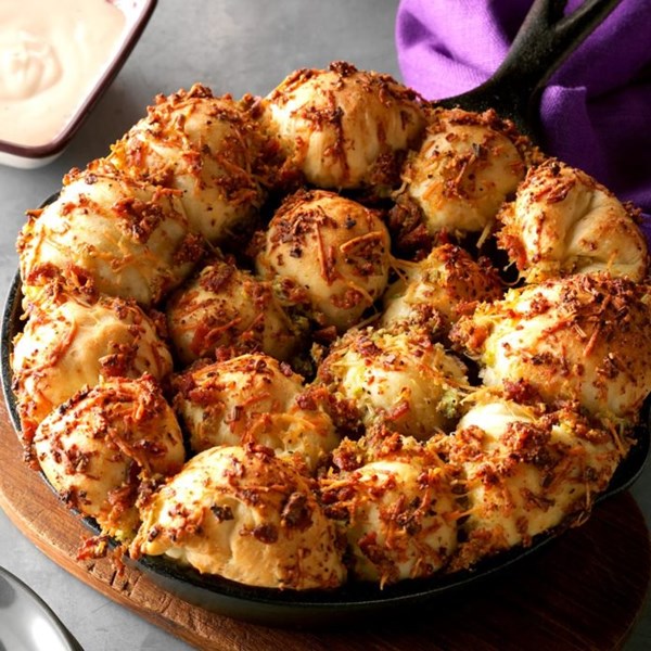 Parmesan-bacon bubble bread
