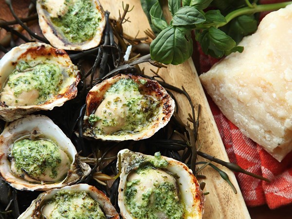 Parmesan-basil butter