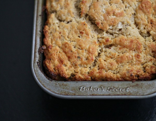 Parmesan-black pepper beer bread