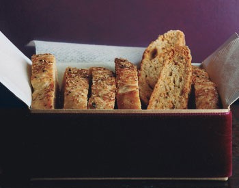 Parmesan black-pepper biscotti