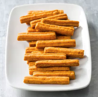 Parmesan-black pepper cheese straws