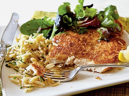 Parmesan-browned butter orzo