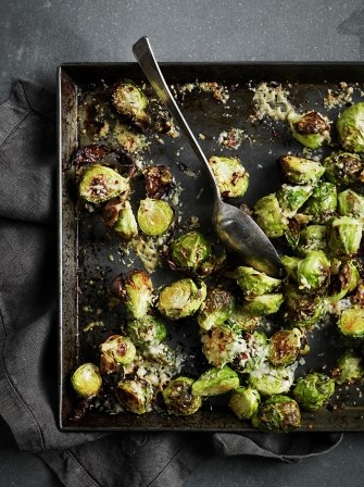 Parmesan Brussels sprouts