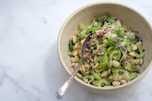 Parmesan celery salad