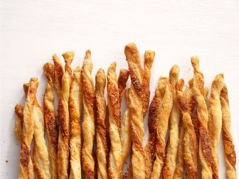 Parmesan cheese straws