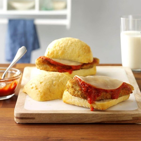 Parmesan chicken sandwiches 