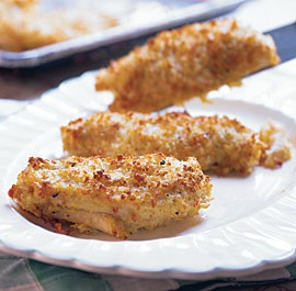 Parmesan-crumbed chicken
