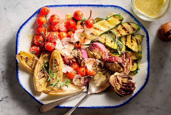 Parmesan-herb vinaigrette 