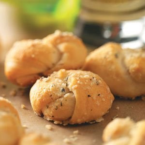 Parmesan knots 
