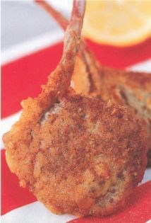 Parmesan lamb cutlets