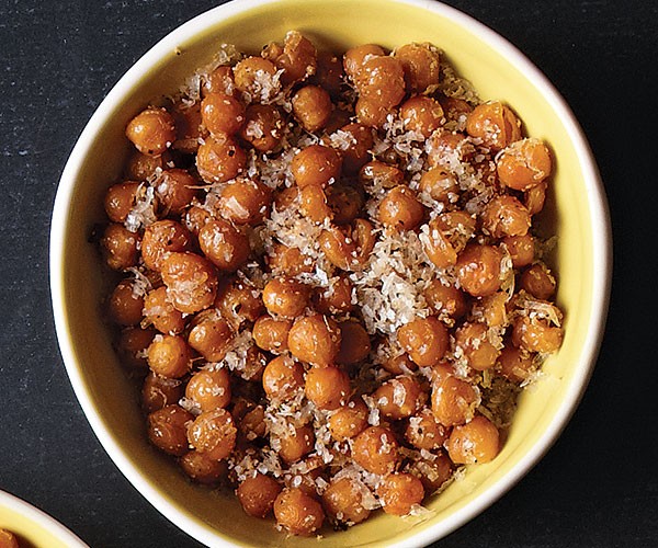 Parmesan-pepper chickpeas