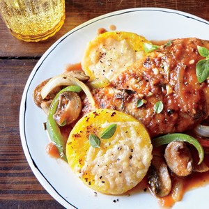 Parmesan polenta rounds