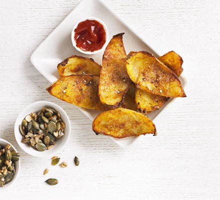 Parmesan potato skins