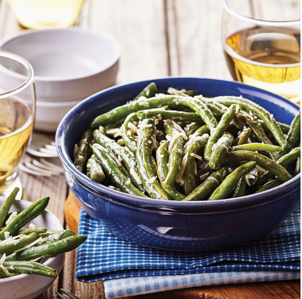 Parmesan-ranch green beans