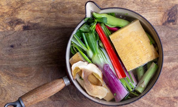 Parmesan rind broth
