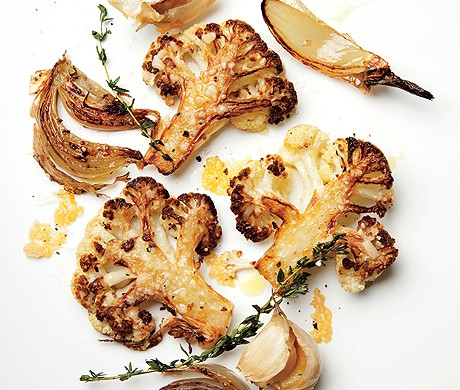 Parmesan-roasted cauliflower
