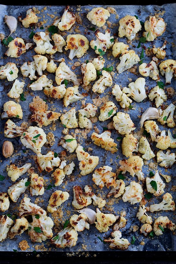 Parmesan roasted cauliflower