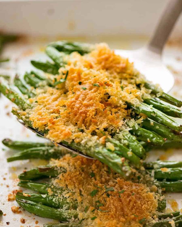 Parmesan roasted green beans