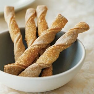 Parmesan-Romano cheese twists