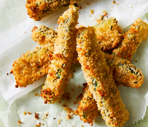Parmesan-rosemary zucchini fries