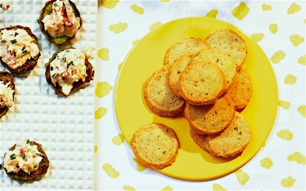 Parmesan shortbread