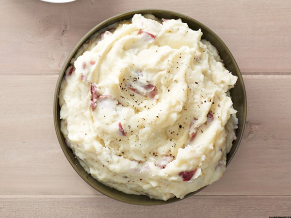 Parmesan smashed potatoes