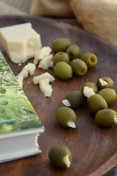 Parmesan-stuffed olives