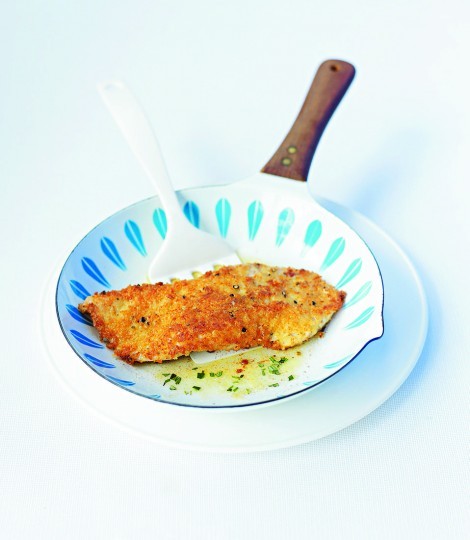 Parmesan turkey escalopes