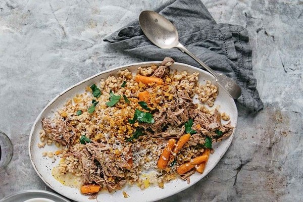 Parmesan veal ragu