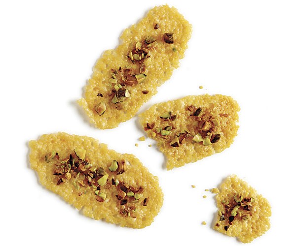 Parmigiano-pistachio frico
