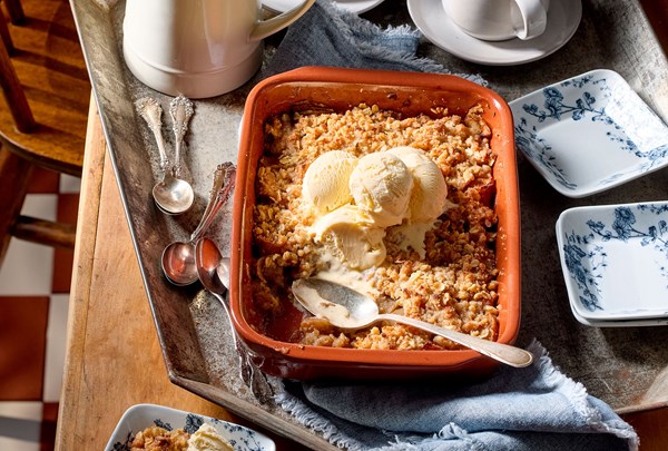 Parmigiano-Reggiano apple crisp