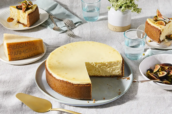 Parmigiano Reggiano cheesecake