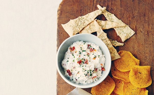Parmigiano sun-dried tomato dip