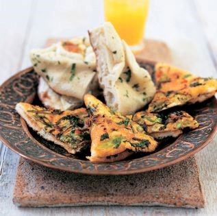 Parsee spiced omelette