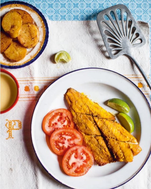 Parsee-style fried fish (Masala ma taraeli machchi)